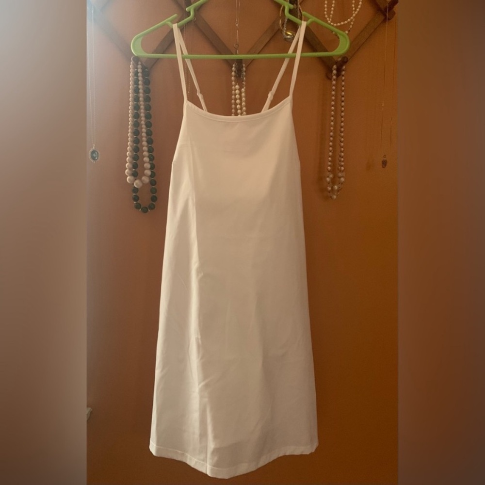 Elegant White Slip Dress